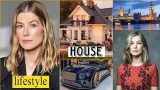 Rosamund Pike Lifestyle/Biography 2025- Age | Networth | Family | Affairs | KidsCars