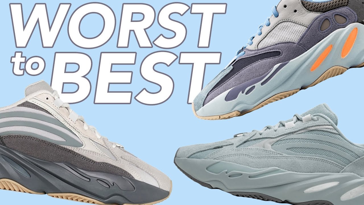 RANKING: WORST TO BEST!! YEEZY 700 FOR 