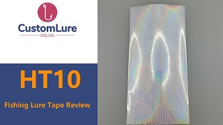 HT10 Honeycomb Adhesive Reflective Holographic Transparent Fishing Lure Tape