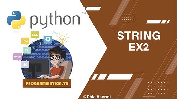 #2 Python | Les chaînes de caractères | Série d’exercices | EX2