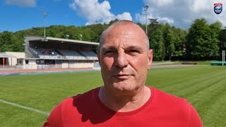 Bruno Lallevée, avant-centre de l'ASNL lors de la finale Gambardella perdue contre l'AJA en 1982