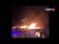 В историческом центре Симферополя тушат пожар