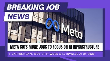 Laatste nieuws over banen: Meta schrapt banen om zich te richten op AI en Gartner voorspelt dat 1...