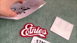 Vans and Etnies Sticker unboxing