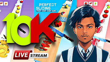 Perfect Slices 🎮 | 3 D Game 🎮 | 🔴 Live Game | #livestream #Virallive #game #games #live #shorts