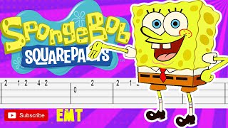 SpongeBob SquarePants Music - Ukulele Tutorial - Learn How to play Closing Theme Song - COVER + TAB
