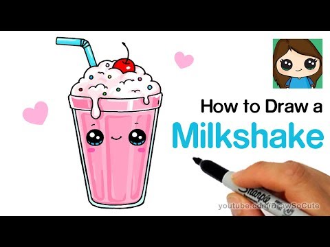 How to Draw a Milkshake Easy