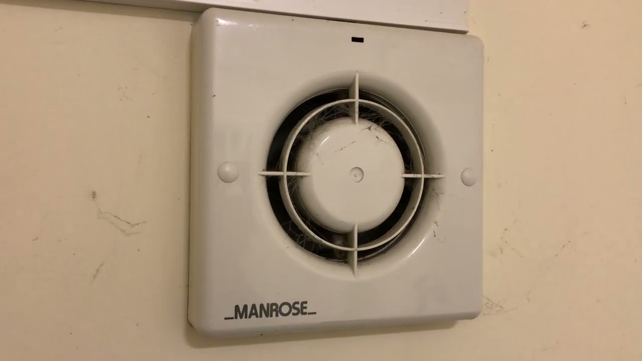 The Manrose Extractor fan with isolator switch  in the disabled toilet at my local village hall 