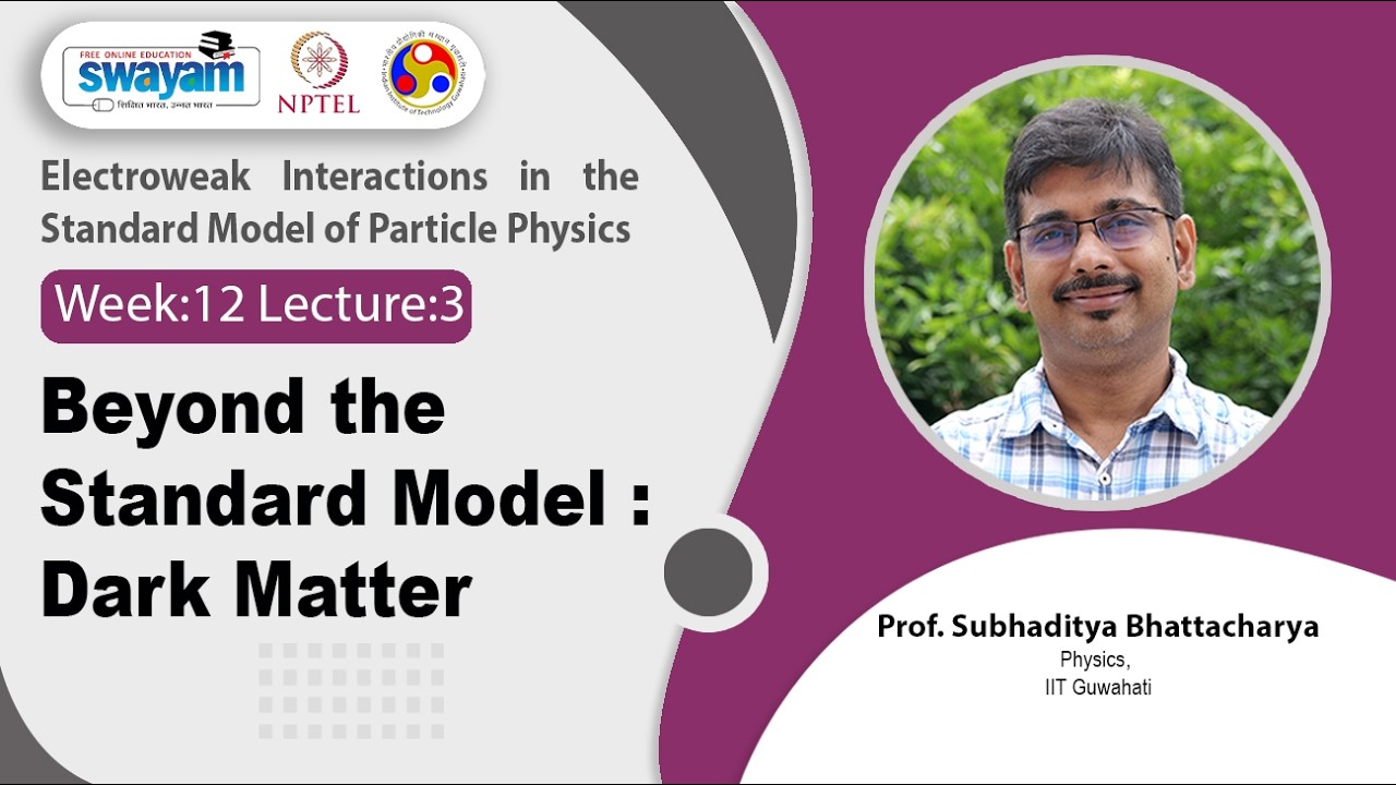 Lec 59: Beyond the Standard Model : Dark Matter