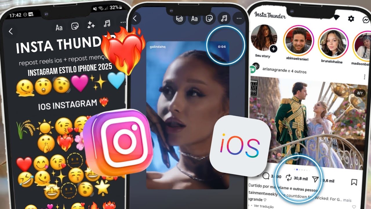 INSTA THUNDER ATUALIZADO 2025 MELHOR INSTAMOD com PUBLICAÇÃO IOS + REPOST REELS IOS + NOVO REPOST ❤️