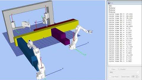 Epson RC 4 robot simulation