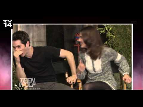 Dylan O'Brien & Crystal Reed funny clip