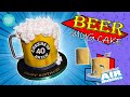 Beer Mug Cake | How to get rid of Air bubbles in fondant