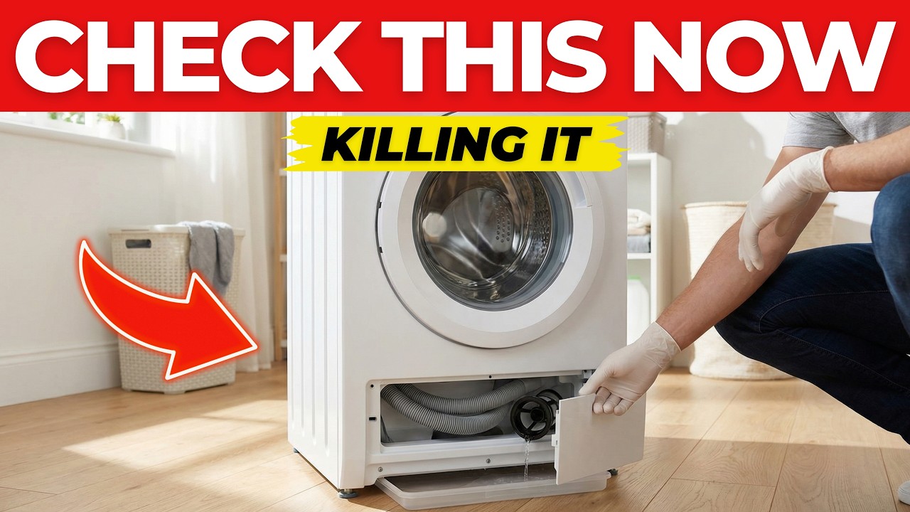 Washer Machine Running Doing This Will Make Your Washing Machine Run Like NEW Again - YouTube