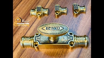 Khóa Clemon cửa đi, khóa clemon cửa sổ bằng đồng, ke môn đồng, chốt cửa EL