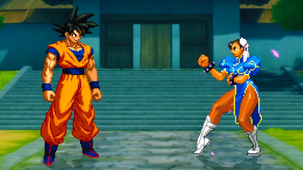 Goku Vs. Chun Li - Thrilling Encounter