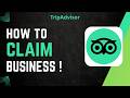 How To Claim Business on TripAdvisor !