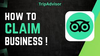 How To Claim Business on TripAdvisor !