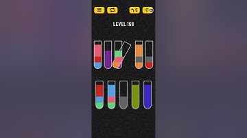 Water Sort Puzzle Level 168 Walkthrough