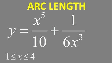 Arc Length: y = (x^5)/10 + 1/(6x^3) ; x = 1 to 4