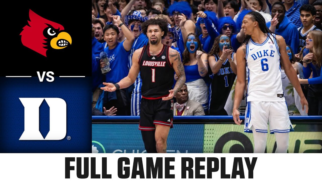 Louisville vs. Duke Full Game Replay | 2025-26 ACC Men's Basketball