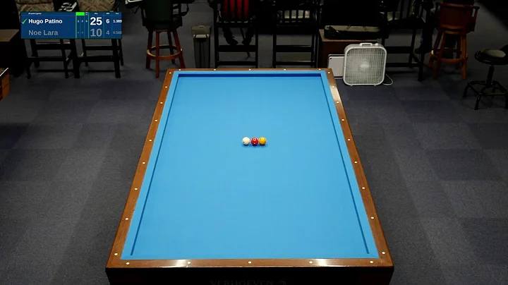 Hugo Patino vs Noe Lara: 2022 USBA 3-Cushion Natio...