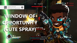 Overwatch: Baptiste - Window of Opportunity Achievement/Trophy (Cute Spray)