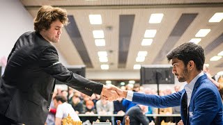 16-year-old Gukesh's first classical encounter with World Champion Magnus Carlsen