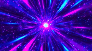 1 Hour Abstract Background Video 4k Blue Neon Lights Tunnel VJ LOOP Relaxing No Copyright Background