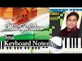 Maa Tujhe Salaam ( Vandemataram ) Song Keyboard Notes (piano cover) | A.R. Rahman