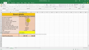 How to use the Financial Functions ACCRINT, ACCRINTM