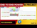 Images + Custom Title for Income Statement. End to End Power bi Project for beginners. Tutorial.