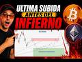 ULTIMA SUBIDA ANTES DEL INFIERNO + BITCOIN Y ETHEREUM ANALISIS HOY