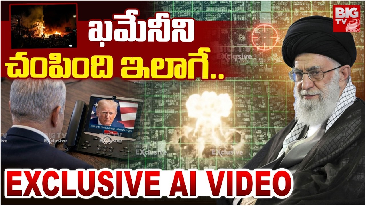 Iran Supreme Leader Ali Khamenei De*ath AI Video | US - Iran Air Strikes On Iran | BIG TV