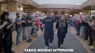 Another Standing Ovation As Last Fargo Officer Released From Hospital