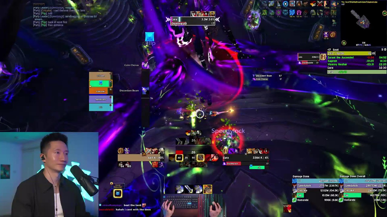 Raid reclear - Arms/Fury beta M+ after