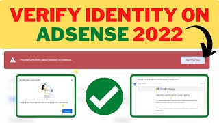 How To VERIFY Identity On Google ADSENSE 2022 | Google AdSense IDENTITY Verification process 2022