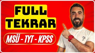 MSÜ -KPSS -TYT TÜRKÇE FULL TEKRAR 2024 🔴MSÜ FULL TEKRAR /KPSS FULL TEKRAR ile Sınavı FULLEYECEKSİN!