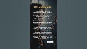 6 Dark Psychology Tricks to Subtly Control Any Conversation | Dark Manipulation Facts