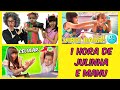 JULINHA SENDO BABÁ DA MANU E MUITAS OUTRAS DIVERSÕES 🦄 1 HORA DE VÍDEO DA JULINHA 🌈