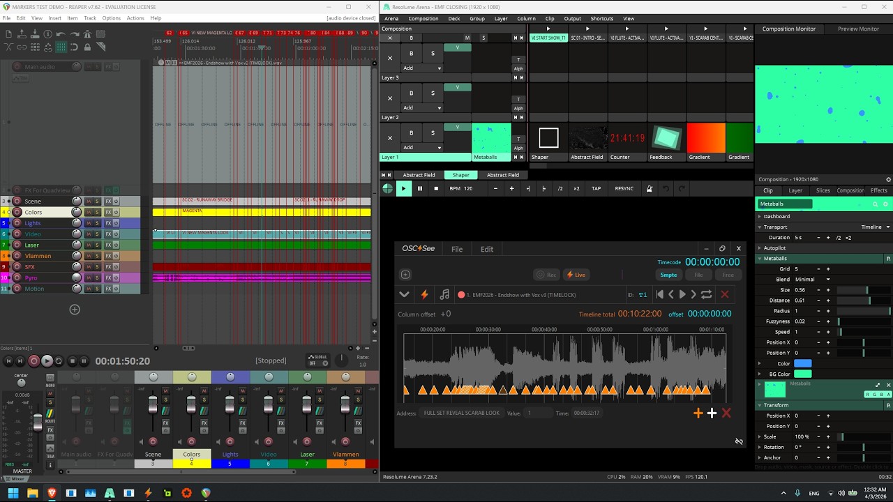 Importing markers from Reaper