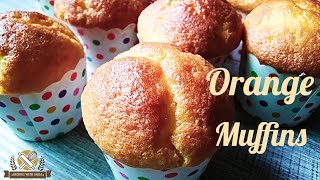 How to make Delicious & Fluffy Orange Muffins| Easy Recipe