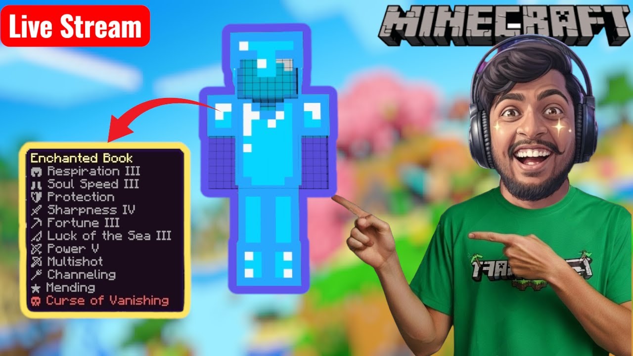 I Made Enchanted Diamond Armour | Minecraft Live Stream | - YouTube