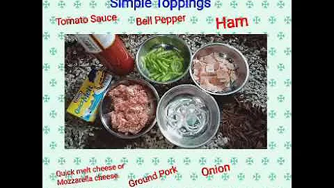 Pizza Recipe No-Bake (Pan only) Easy and budget fr...