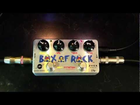 Zvex Box of Rock Gibson Les Paul - YouTube