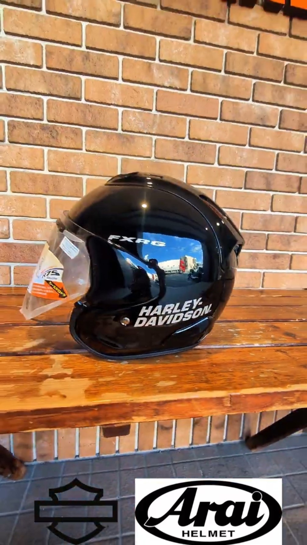 ✨限定コラボ・公道未使用✨HARLEY-DAVIDSON × Arai Supreme Liberation】Arai × HARLEY-DAVIDSON Dual-Branded Helmet