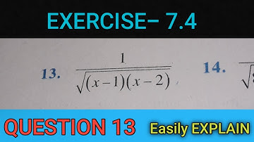 INTEGRATION : EXERCISE 7.4 QUESTION 13 SOLUTION 2020 l EXERCISE 7.4 CLASS 12 MATH / STUDYING FOCUS