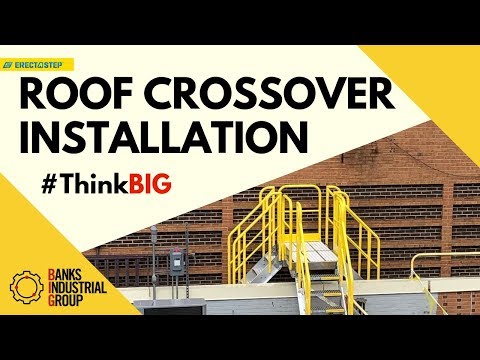 Roof Safety Crossover Installation