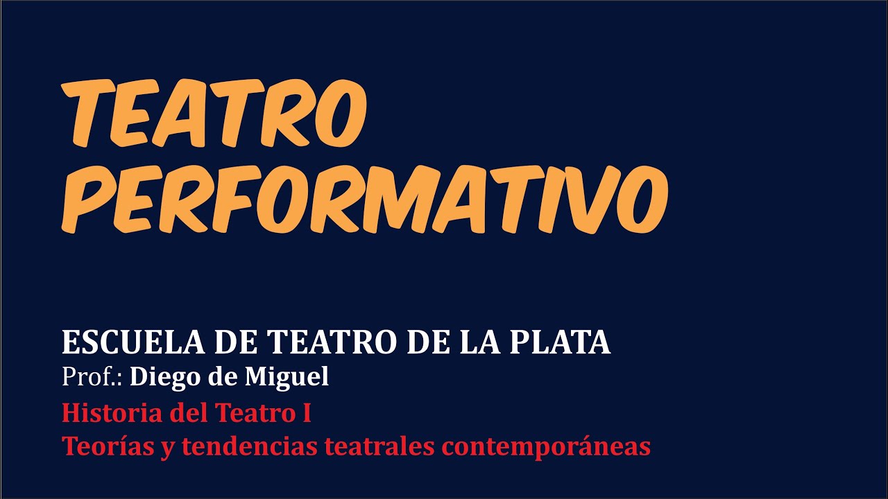 Teatro Performativo YouTube