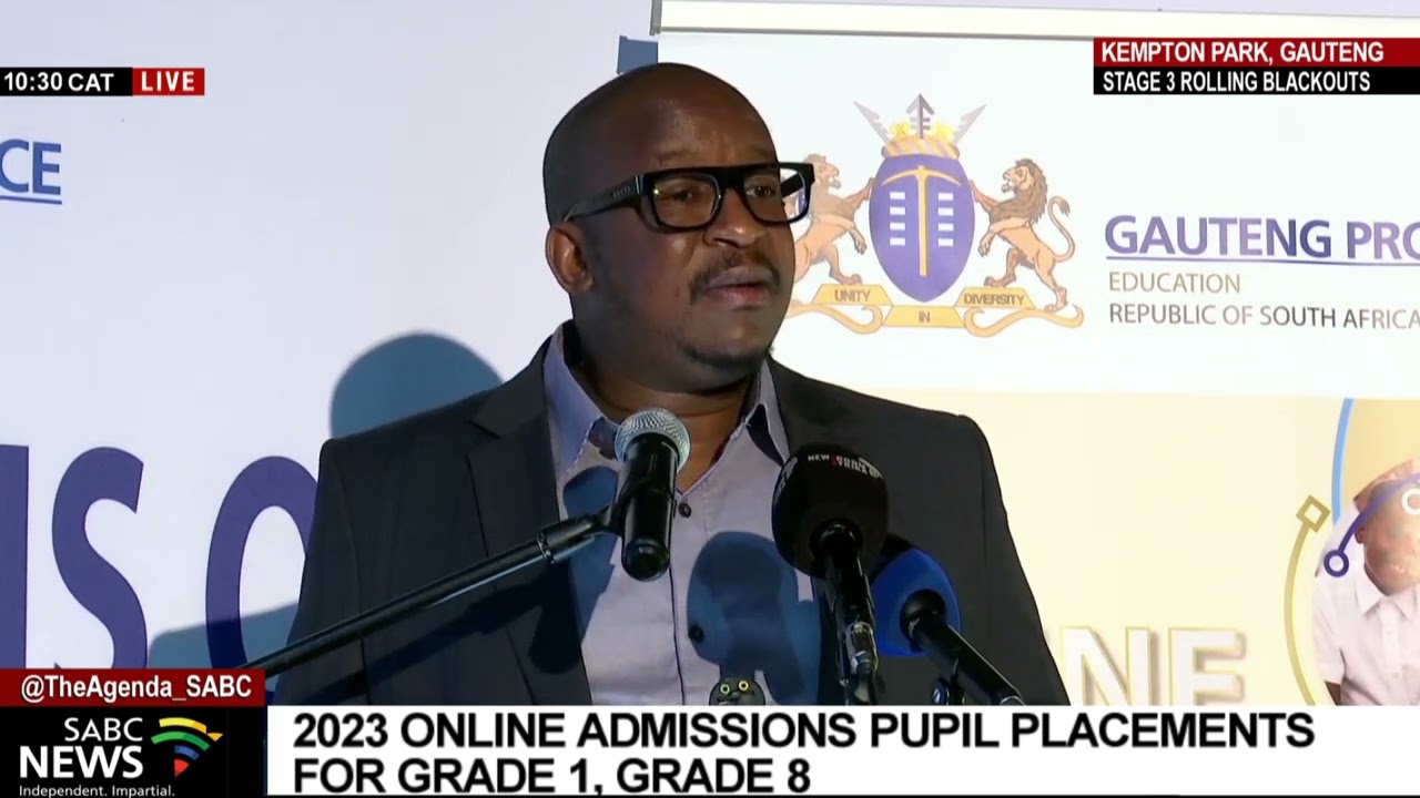 Gauteng Education MEC gives update on 2023 online admissions